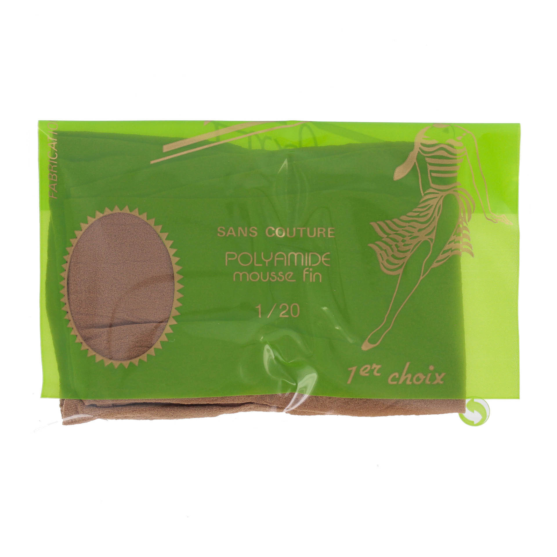 Bas mousse épais 2/40 t2 gris - 3B COM